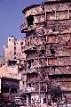 Downtown Beirut still has plenty of examples of buildings shot to pieces during the war.
